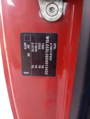 Veículo de Sucata opel corsa d ´´111 years´´ do ano 2012 alimentado a12xer