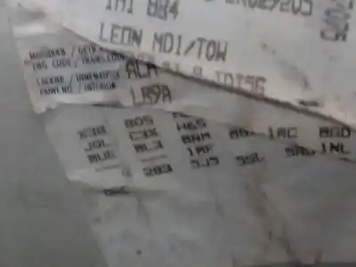 Veículo de Sucata seat leon (1m1) signo do ano 2001 alimentado alh