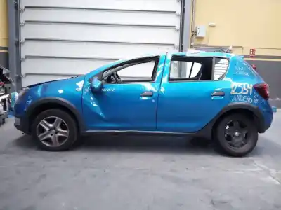 Scrapping Vehicle dacia sandero stepway of the year 2016 powered k9k626