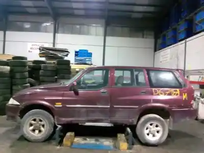 Scrapping Vehicle SSANGYONG MUSSO 2.9 Turbodiesel CAT of the year 2000 powered 662920