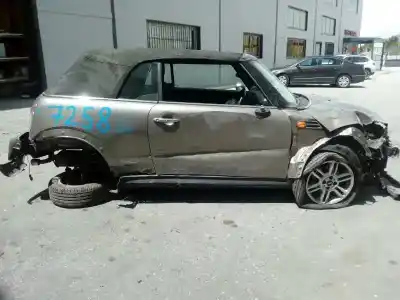 Scrapping Vehicle bmw mini cabrio (r57) one of the year 2011 powered n16b16a