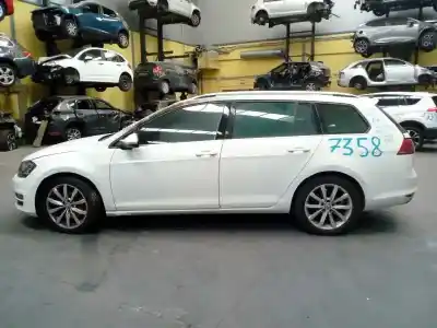 Scrapping Vehicle VOLKSWAGEN GOLF VII VARIANT (BV5) Sport BMT of the year 2016 powered CXXB