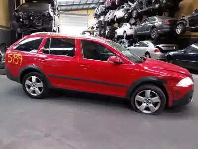 Scrapping Vehicle skoda octavia combi (1z5) scout 4x4 of the year 2007 powered bmm
