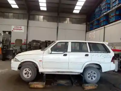 Scrapping Vehicle SSANGYONG MUSSO 2.9 Turbodiesel CAT of the year 1999 powered D/SY662LA