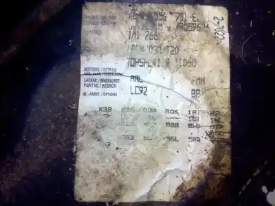 Veículo de Sucata seat leon (1m1) sport do ano 2003 alimentado arl