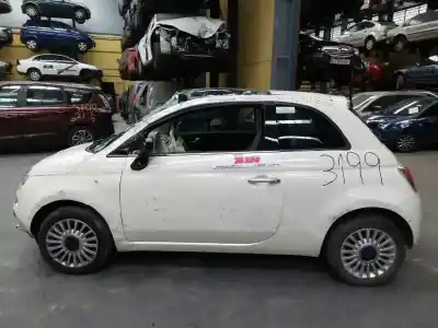 Veicolo di demolizione fiat 500 cabrio (150) lounge dell'anno 2009 alimentato 169a4000