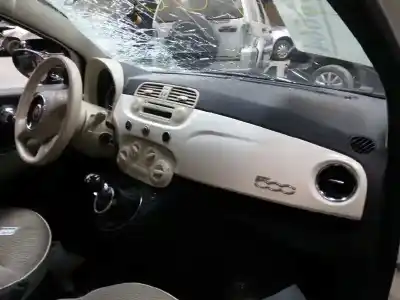 Veicolo di demolizione fiat 500 cabrio (150) lounge dell'anno 2009 alimentato 169a4000