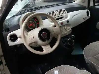 Veicolo di demolizione fiat 500 cabrio (150) lounge dell'anno 2009 alimentato 169a4000
