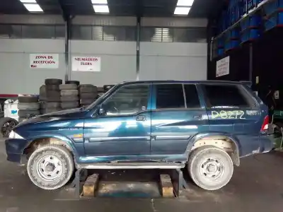 Scrapping Vehicle SSANGYONG MUSSO 2.3 TDI SX Millenium of the year 1996 powered 