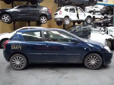 Scrapping Vehicle TOYOTA COROLLA (E12) 2.0 D-4D Linea Sol Berlina of the year 2001 powered 1CDFTV