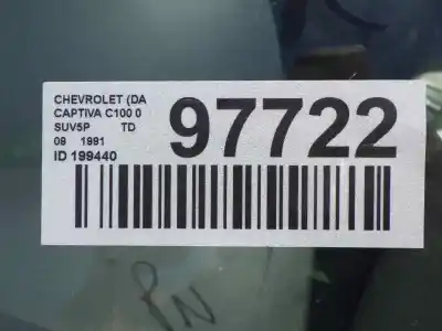 Veículo de Sucata chevrolet captiva 2.0 diesel cat do ano 2008 alimentado z20s