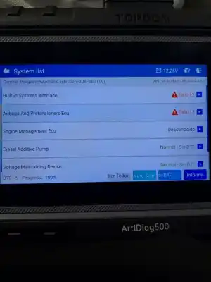 Veículo de Sucata peugeot 308 access do ano 2013 alimentado 