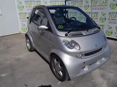 Veículo de Sucata smart cabrio brabus 75 cv / 55 kw do ano 2001 alimentado m160920