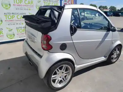 Véhicule à la ferraille SMART                                              FORTWO CABRIO                                                                                                                                                                                                                                              M160920                                                                                                                                                                                                                                                    de l'année 2005 alimenté M160920