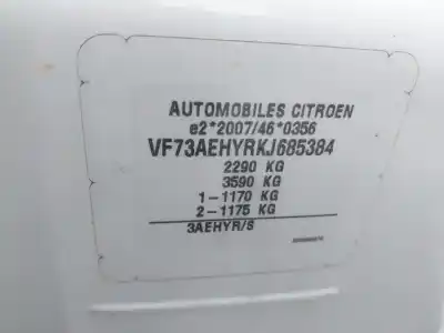 Утилизация автомобиля citroen grand c4 spacetourer (3a_, 3e_) 2.0 bluehdi 160 года 2019 питание ah01