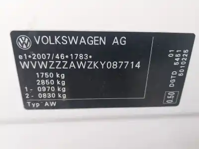 Véhicule à la ferraille volkswagen                                         polo vi (aw1, bz1, ae1)                                                                                                                                                                                                                                    1.6 tdi                                                                                                                                                                                                                                                    de l'année 2018 alimenté dgtd