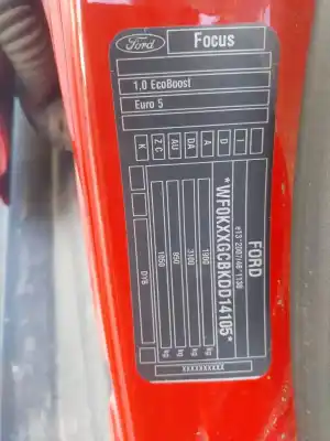 Vehicul casat ford focus iii 1.0 ecoboost al anului 2013 alimentat m1da,m1dc,m1dd