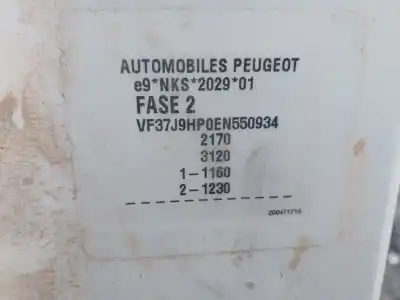 Veículo de Sucata peugeot partner tepee 1.6 hdi 90 do ano 2015 alimentado 9hj (dv6dtedm),9hp (dv6dted)