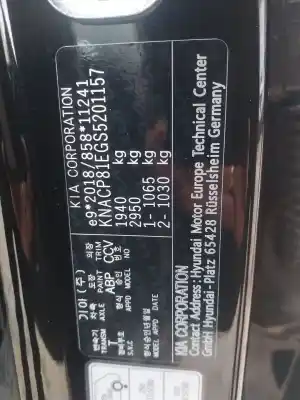 Veículo de Sucata kia niro ii (sg2) 1.6 gdi hybrid do ano 2024 alimentado g4ll