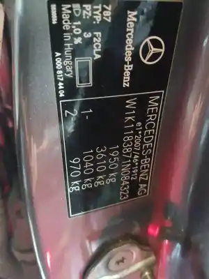 Scrapping Vehicle mercedes-benz cla (c118) cla 200 (118.387) of the year 2020 powered 282914