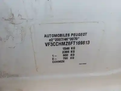 Sloopvoertuig peugeot 208 i (ca_, cc_) 1.2 vti 82 van het jaar 2015 aangedreven hmr (eb2fa),hmz (eb2),hmz (eb2f)