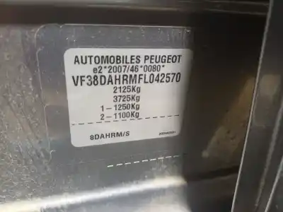 Veicolo di demolizione peugeot 508 i (8d_) 2.0 bluehdi 150 dell'anno 2016 alimentato ah01