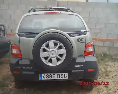 Scrapping Vehicle renault scenic rx4 (ja0) 1.9 dci salomon of the year 2002 powered f9q