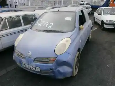 Veículo de Sucata NISSAN MICRA (K12E) Acenta do ano 2002 alimentado CR12DE