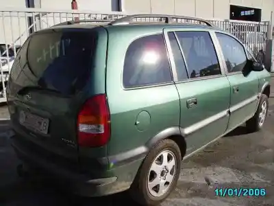 Scrapping Vehicle opel zafira a comfort of the year 2000 powered y20dth