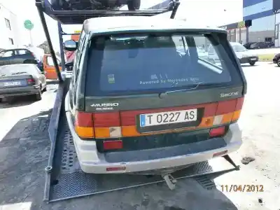 Утилизация автомобиля ssangyong musso 2.9 tdi grand lux года 1996 питание dm 602