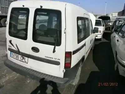 Scrapping Vehicle opel combo familiar of the year 2003 powered y17dtl