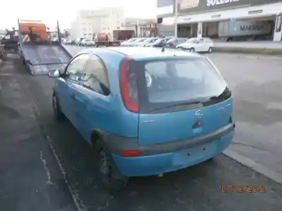 Scrapping Vehicle opel corsa c (x01) 1.7 dti (f08 f68) of the year 2002 powered y17dt