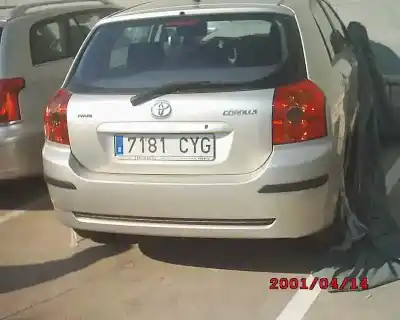 Veículo de Sucata toyota corolla (e12) 1.6 16v do ano 2004 alimentado 3zzfe