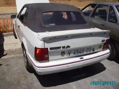 Verschrottungsfahrzeug ford escort cabrio * des jahres 1988 angetrieben lu