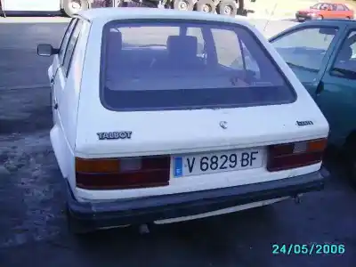 Sloopvoertuig talbot horizon 1.9 diesel van het jaar 1983 aangedreven 