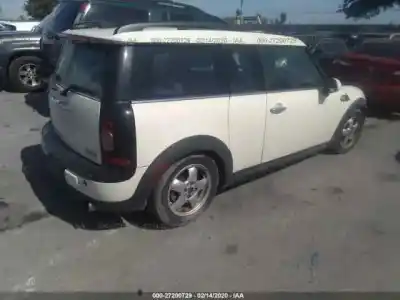 Veículo de Sucata bmw mini clubman (r55) 1.6 16v cat do ano 2009 alimentado n12b16a