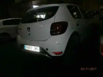 Veículo de Sucata dacia sandero 0.9 tce cat do ano 2017 alimentado h4b408