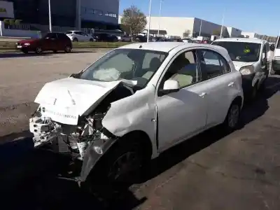 Veículo de Sucata nissan micra (k13) 1.2 cat do ano 2016 alimentado hr12