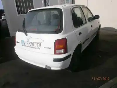 Scrapping Vehicle nissan micra ii (k11) 1.3 i 16v of the year 2000 powered 