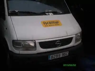 Scrapping Vehicle OPEL MOVANO Combi medio 2.8t of the year 1999 powered 8140.43