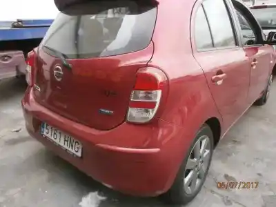 Veículo de Sucata nissan micra (k13) 1.2 cat do ano 2012 alimentado hr12