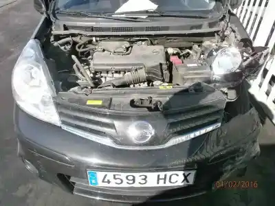 Scrapping Vehicle nissan note (e11e) acenta of the year 2011 powered cr14