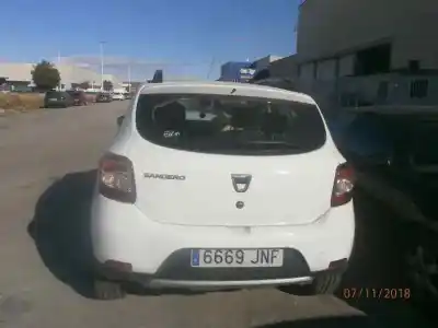 Veicolo di demolizione dacia sandero stepway dell'anno 2016 alimentato h4b408