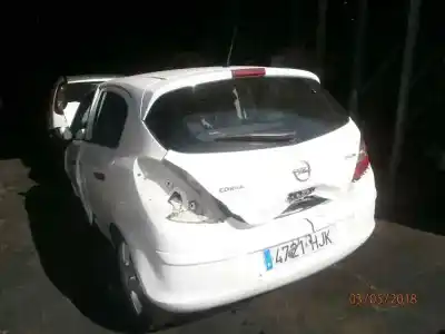 Veículo de Sucata opel corsa d 1.3 16v cdti do ano 2012 alimentado a13dtc