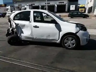 Veículo de Sucata nissan micra (k13) 1.2 cat do ano 2016 alimentado hr12de