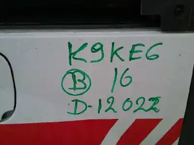 Утилизация автомобиля renault kangoo ii (f/kw0) k9k e6 года 2016 питание k9k e6