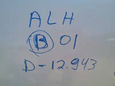 Scrapping Vehicle SEAT TOLEDO II (1M2) 1.9 TDI of the year 2001 powered ALH