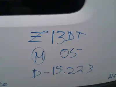 Veículo de Sucata opel combo familiar do ano 2005 alimentado z13dt