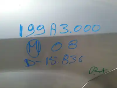 Scrapping Vehicle fiat linea (110) 199a3000 of the year 2008 powered 199a3000