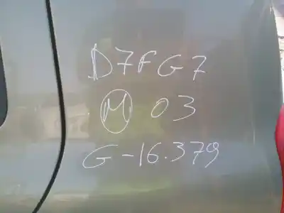 Утилизация автомобиля RENAULT CLIO II FASE I (B/CB0) (1998->) 1.1 58CV года 2003 питание D7F G7
